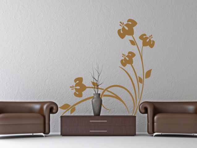 Decorative flowers | Wall sticker