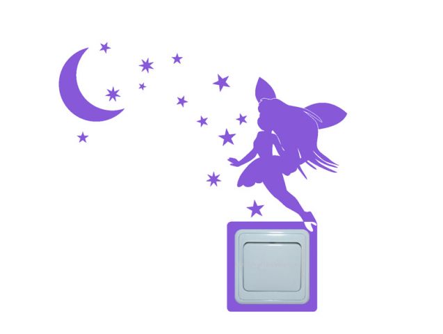The moon fairy | Outlet sticker