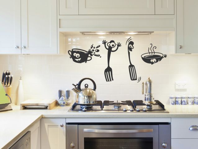 Dishes be crazy | Wall sticker