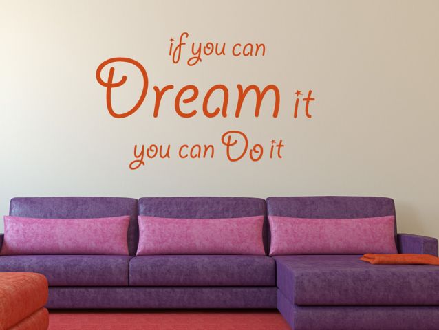 wall sticker if you can
