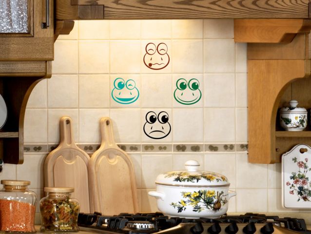 Funny frogs | Wall sticker