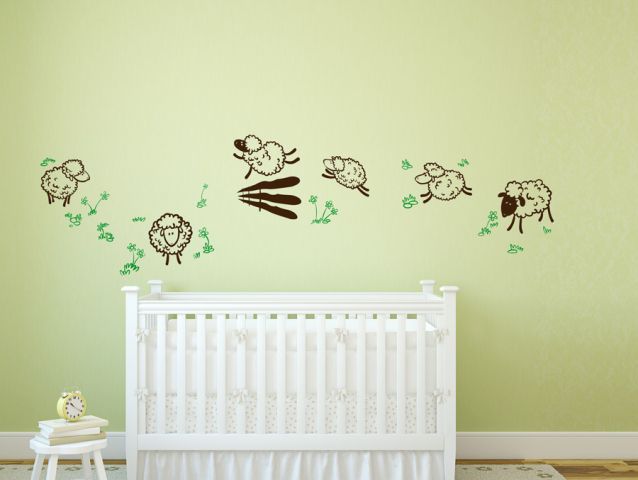 Counting sheeps | Wall sticker