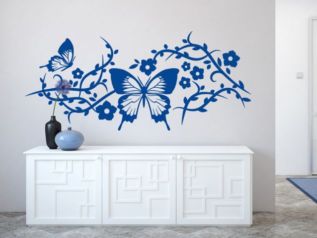 Floral butterflies | Wall sticker