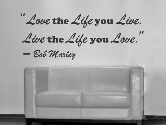 Bob Marley Quote | Wall sticker