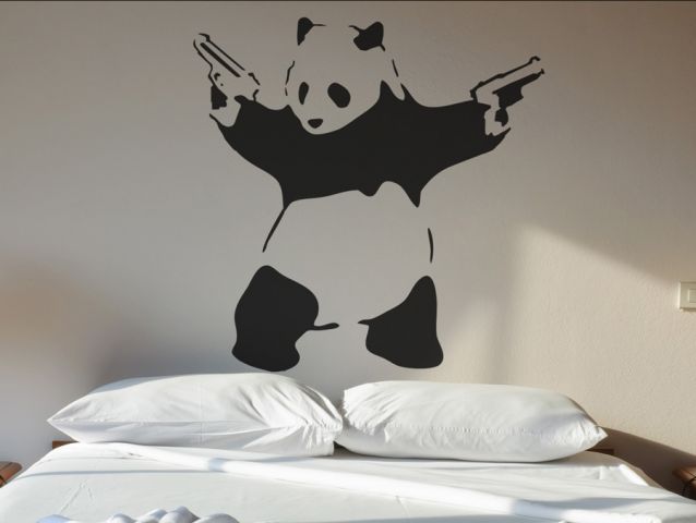 Gangsta panda | Wall sticker