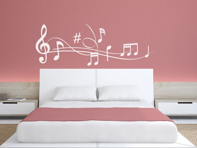 Stylised notes | Wall sticker