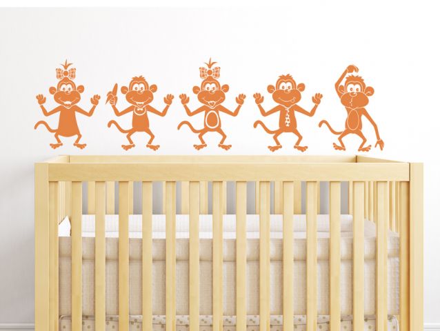 Monkey line | Wall sticker