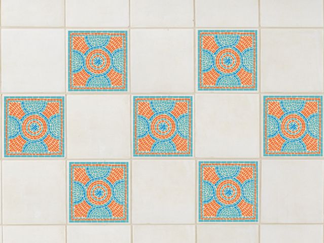 Vintage mosaic | Sticker tiles