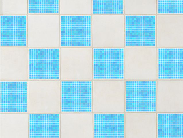 Teal mosaic | Sticker tiles