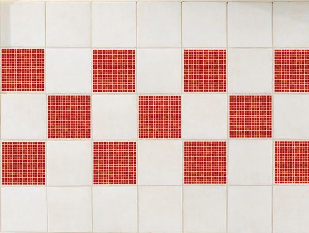 Red mosaic | Sticker tiles