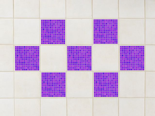 Purple mosaic | Sticker tiles