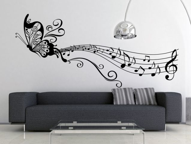 Musical butterfly | Wall sticker