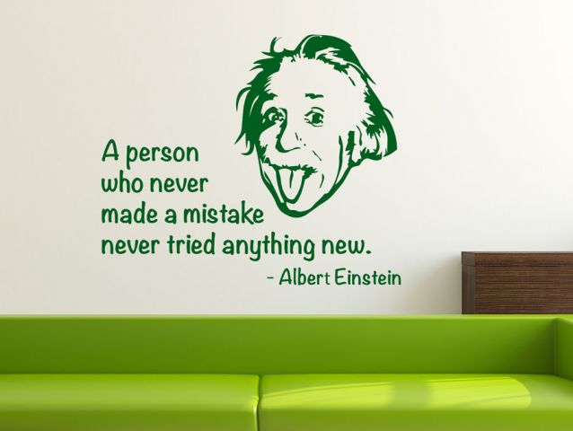 EInstein quote | Wall sticker