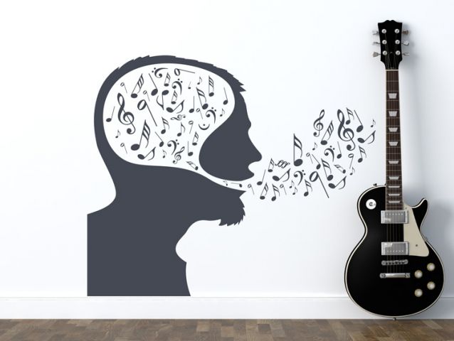 Musical mind | Wall sticker
