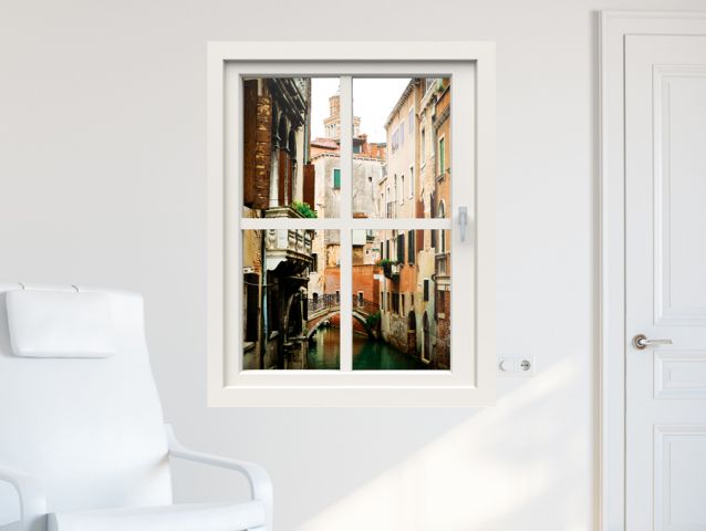 Window to Venice | 3D window sticker