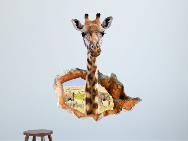 3D sticker | Giraffe