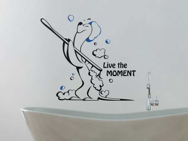Live the moment | Wall sticker