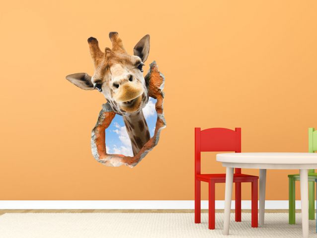 3D sticker | Silly giraffe