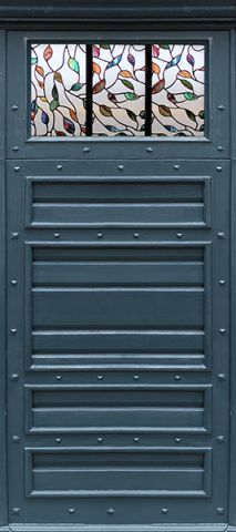 Metal coating wallpaper for doors