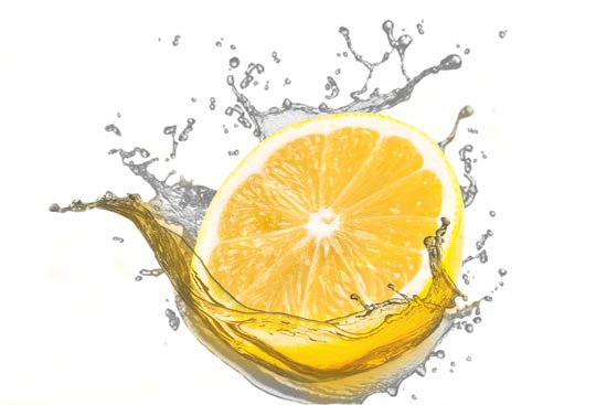 Refreshing lemon | Sticker wallpaper