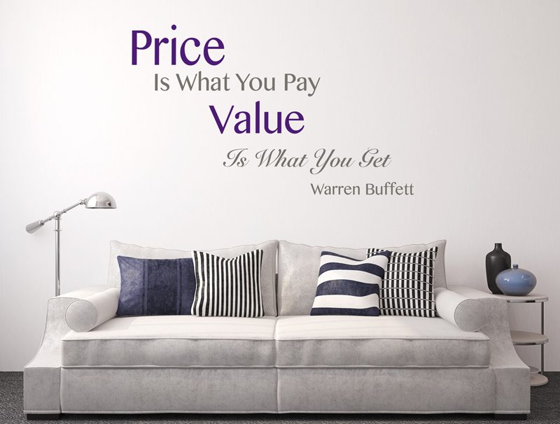 Price and value | Wall sticker