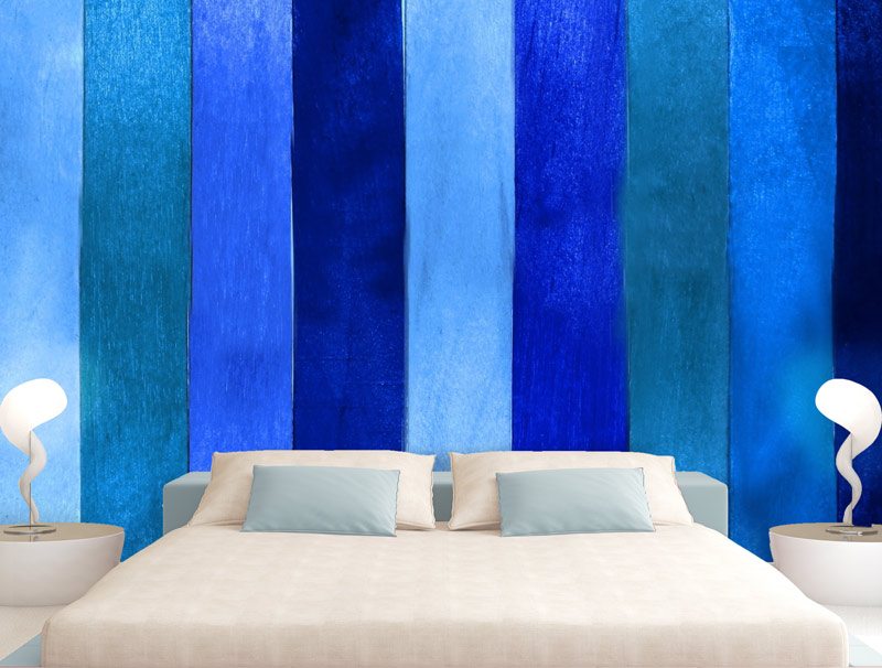 Blue stripes | Wallpaper sticker