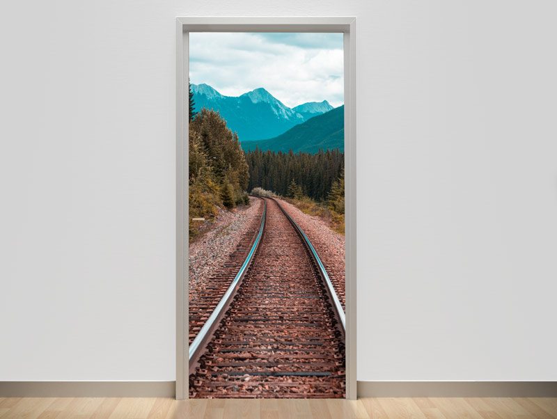 Railway | Door wallpaper