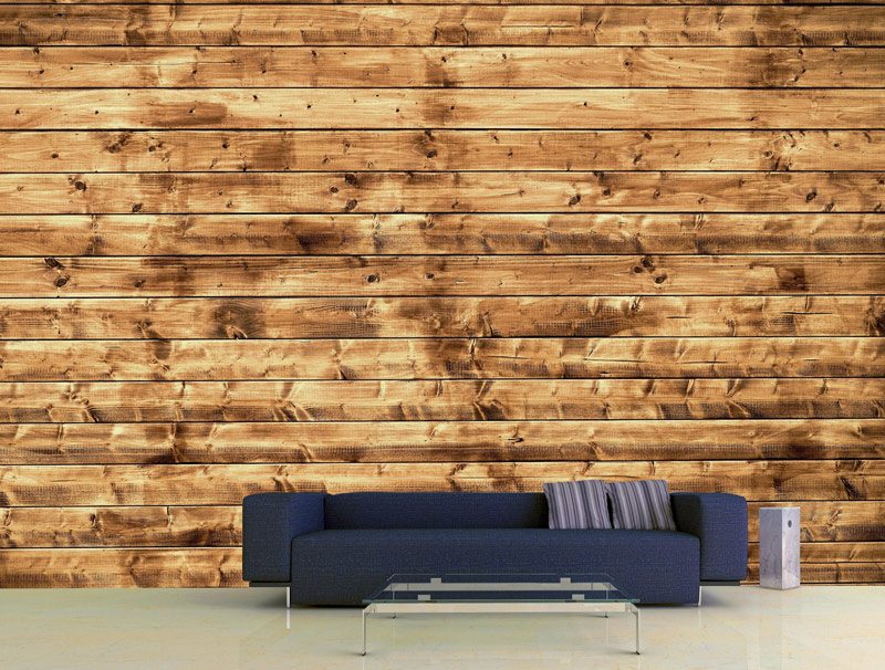 Smoked wood | Sticker wallpaper