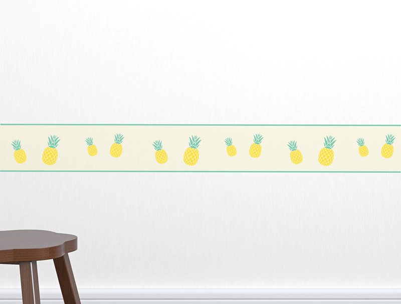 Pineapple border | Wall sticker