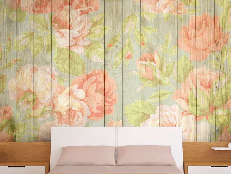 Floral panels | Wallpaper sticker