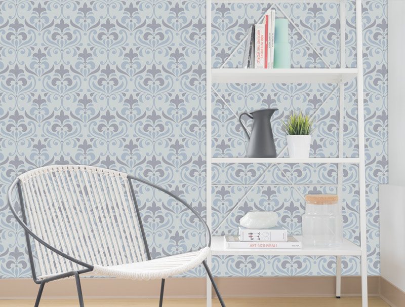 Blue vintage | Sticker wallpaper