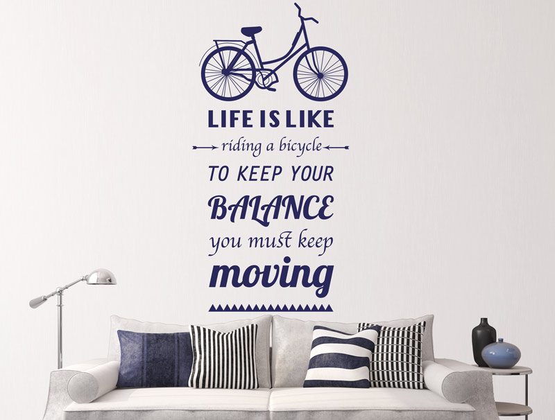 Life is like | Wall sticker