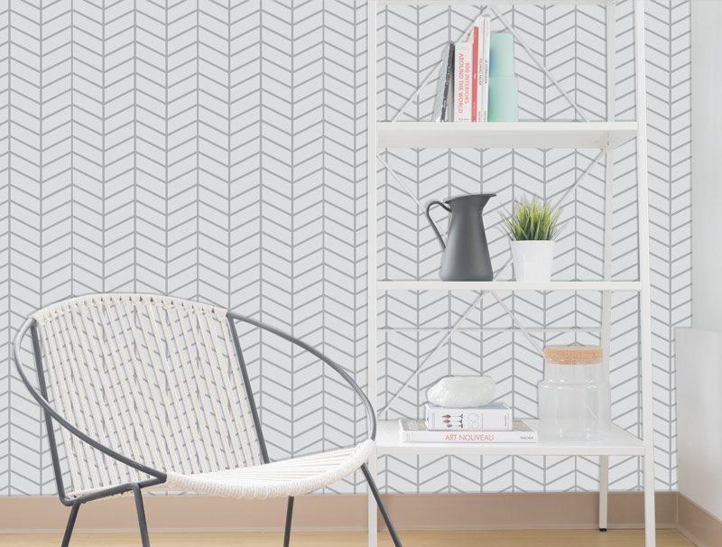 Geometric grey | Sticker wallpaper