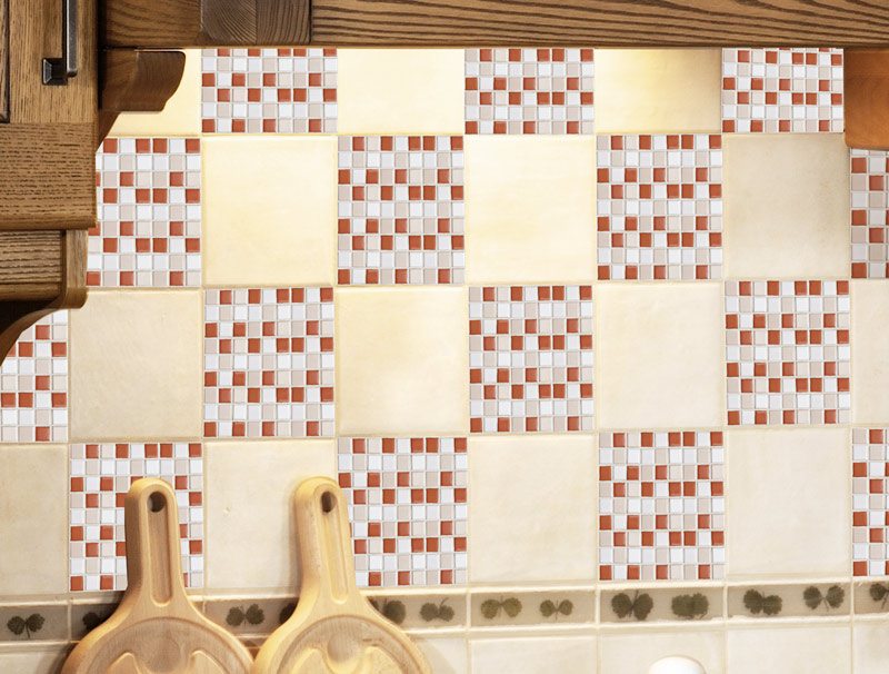 Brown mosaic | Sticker tiles