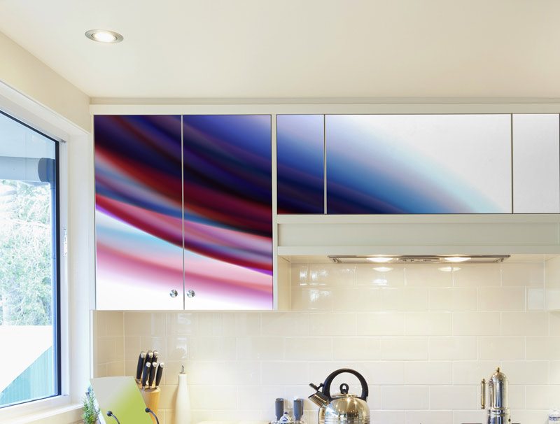 Purple wave | Furniture wallpaper