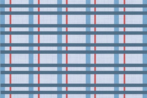 Red and blue plaid | Wallpaper sticker