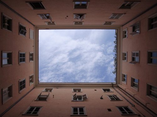 Clear skies | Ceiling wallpaper