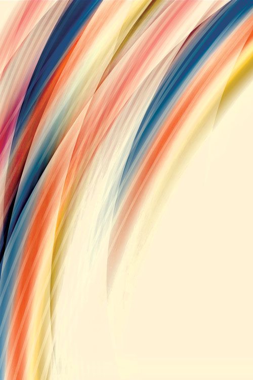 Colorful wave | Furniture wallpaper