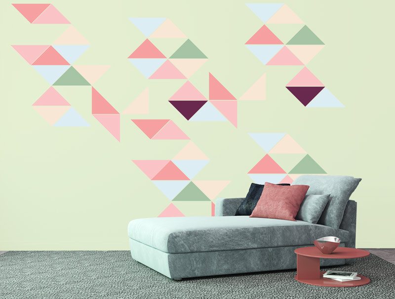 Pastel shapes | Wallpaper sticker