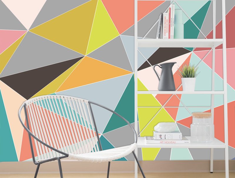 Summer triangles | Wallpaper sticker