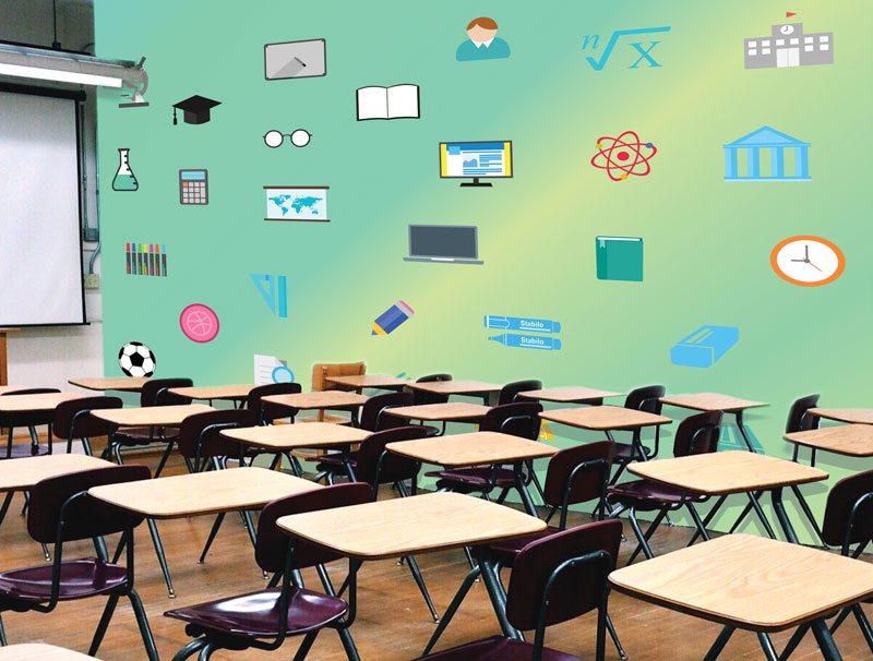 Classroom subjects | Wall sticker