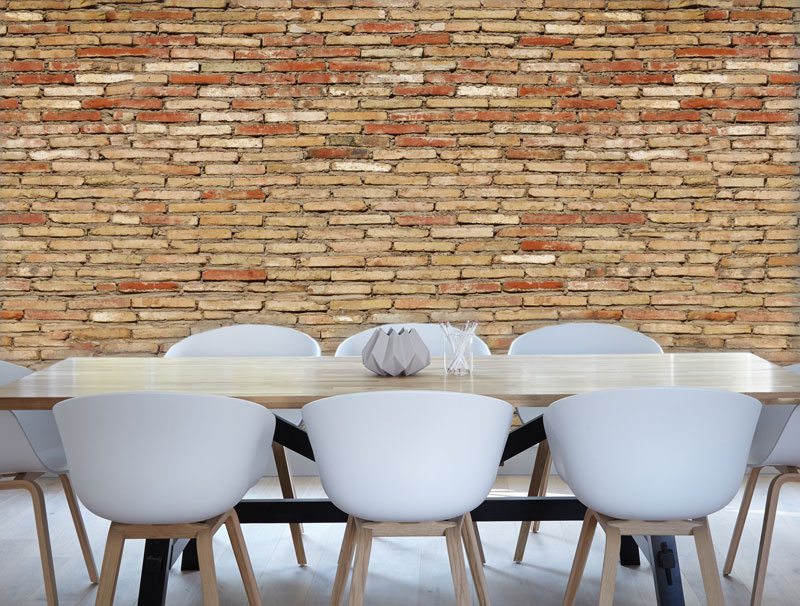 Brown bricks | Wallpaper sticker