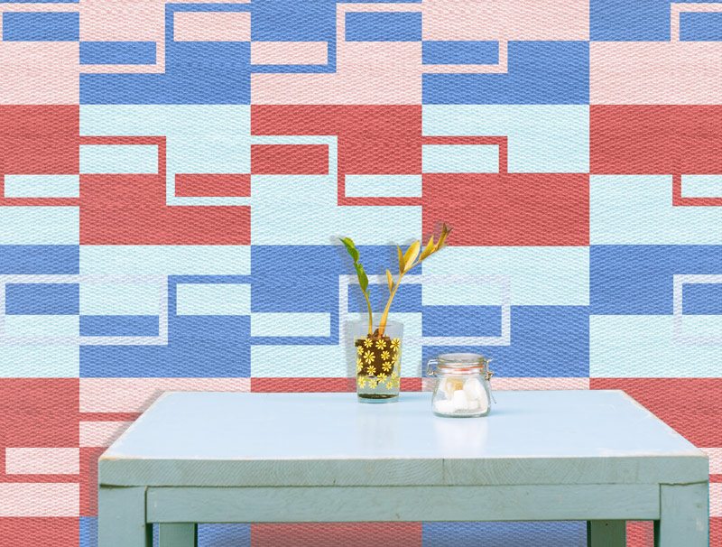 Pastel squares | Wallpaper sticker