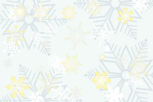 Snowflakes in light | Wallpaper sticker