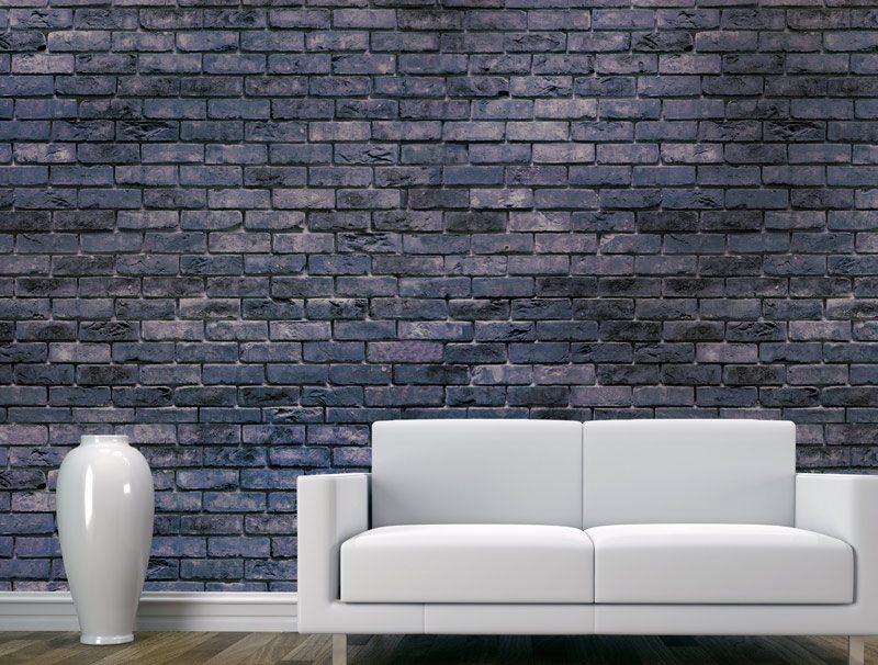 Blue Bricks Wallpaper