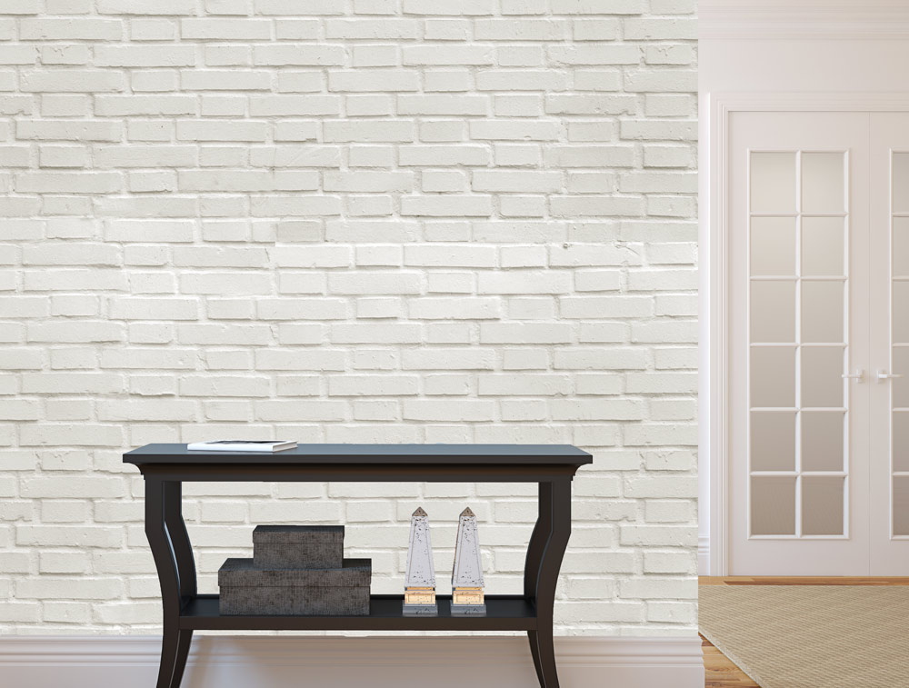 White Brick Wallpaper