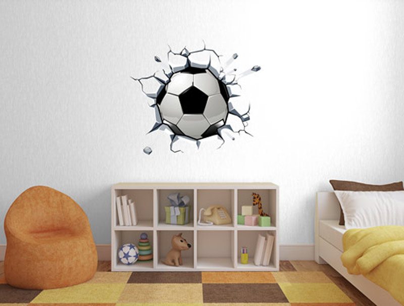 3D Soccer Sticker