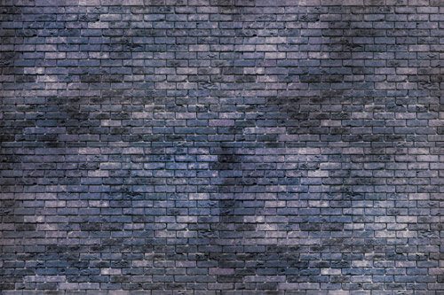 Blue Bricks Wallpaper