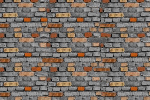 Colored Bricks Wallpaper