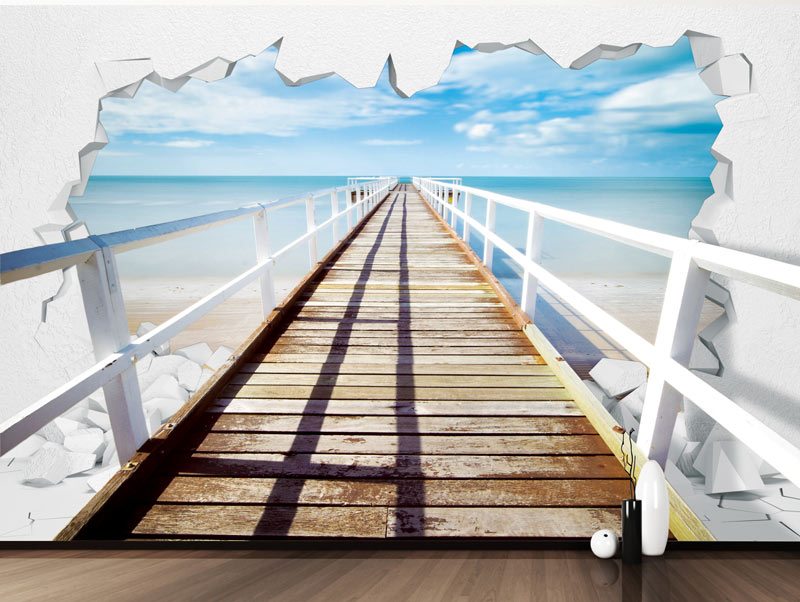 A wooden jetty | wallpaper